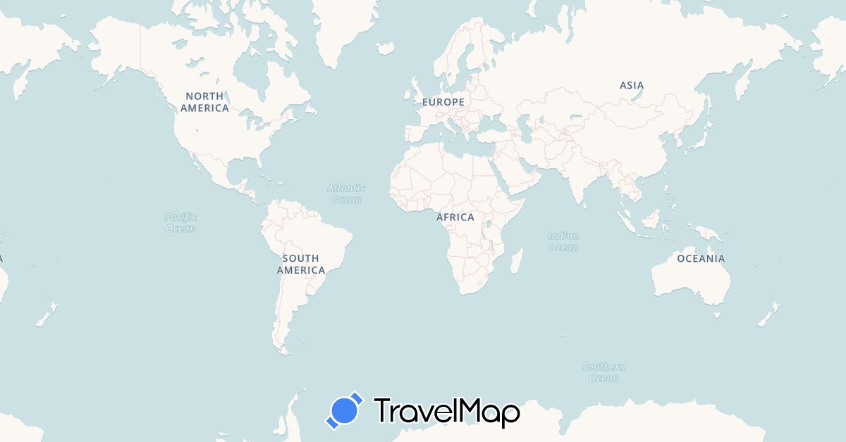 TravelMap itinerary: driving, bus, plane, train, hiking, boat in Antarctica, Argentina, Australia, Bolivia, Bhutan, Switzerland, Chile, Ecuador, Spain, France, Malaysia, New Zealand, Peru, Qatar, Singapore, Thailand (Antarctica, Asia, Europe, Oceania, South America)